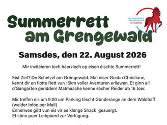 Summerrett am Grengewald