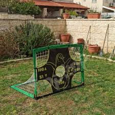 תמונה ממוזערת: שער כדורגל מתקפל של DERBY עם מטרה
