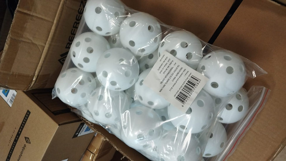 תמונה ממוזערת: כדור מחורר למשחק הכף והכדור