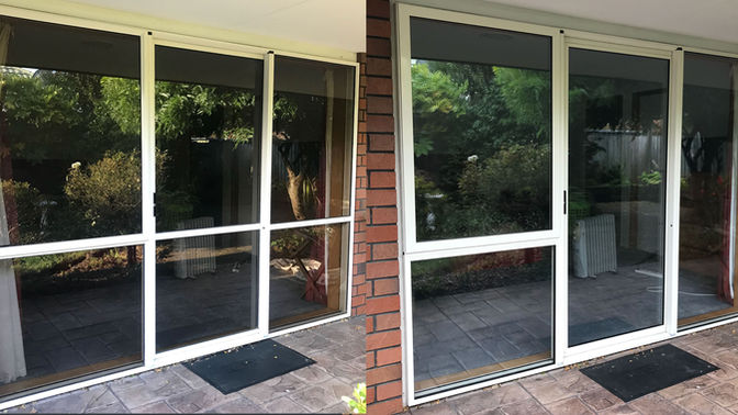 Double-Glazing Retrofit Before and After 
