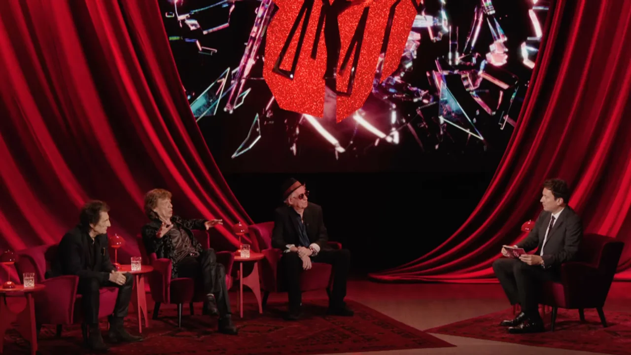 Ronnie Wood, Mick Jagger and Keith Richards of the Rolling Stones speak with Jimmy Fallon about their new album, "Hackney Diamonds."