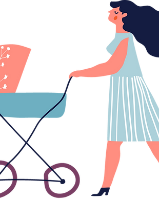 Mom with Stroller