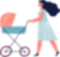 Mom with Stroller