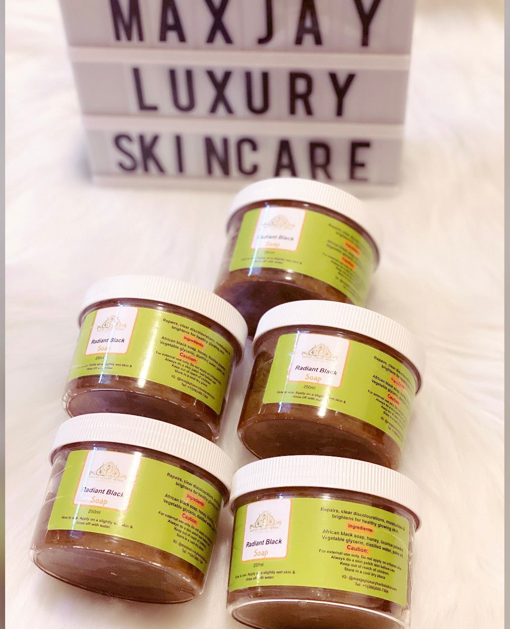 Radiant Glow Black Soap (Face & Body)