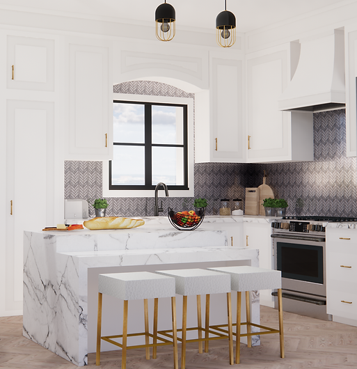 Kitchen-3D Render Enscape