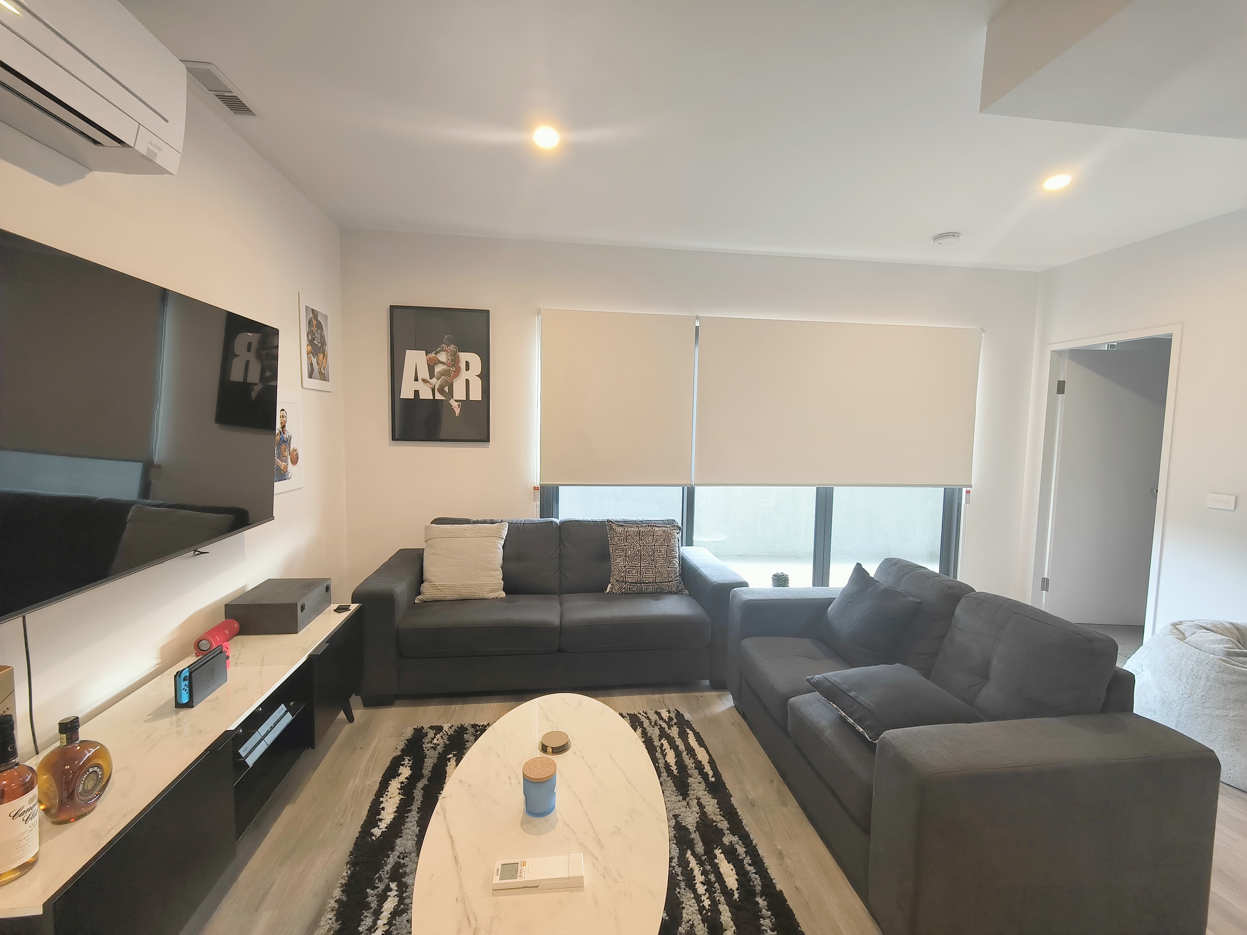 Stylish blinds for different rooms in a Canberra home