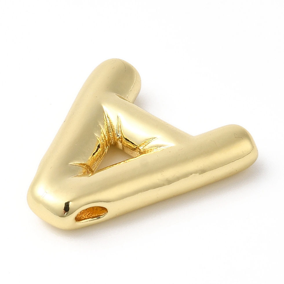 Thumbnail: 18k gold initial necklace