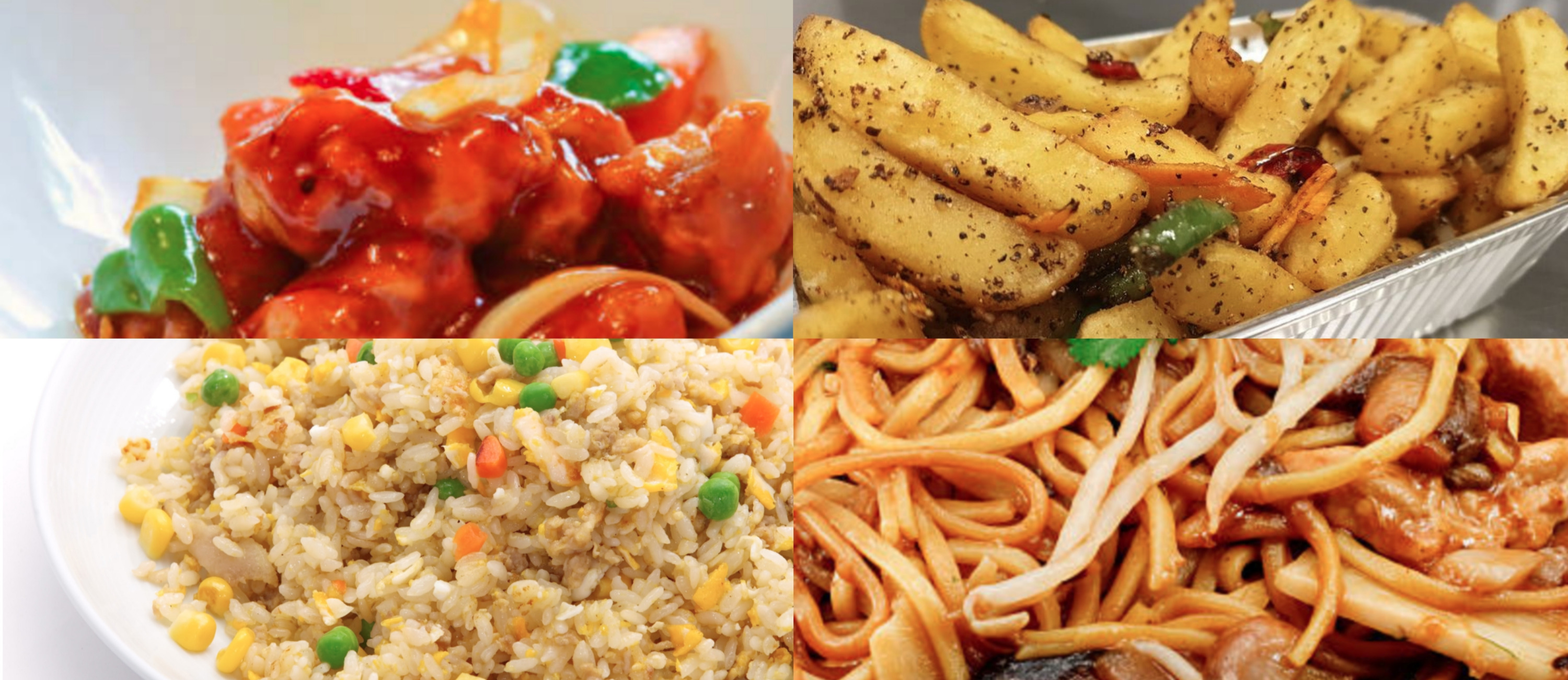 Arranged Food and Objects