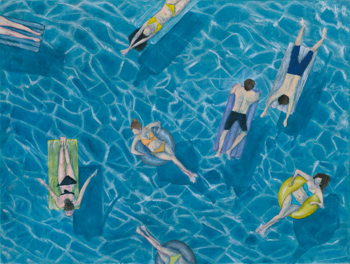 'Flow'/Acrylic on canvas / 120-90