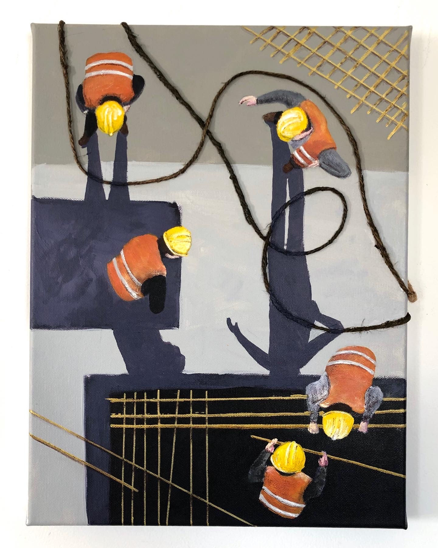 'The light rail'/Acrylic on canvas / 50-35