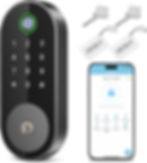 Thumbnail: Sifely Model O Deadbolt Smart Lock -Black
