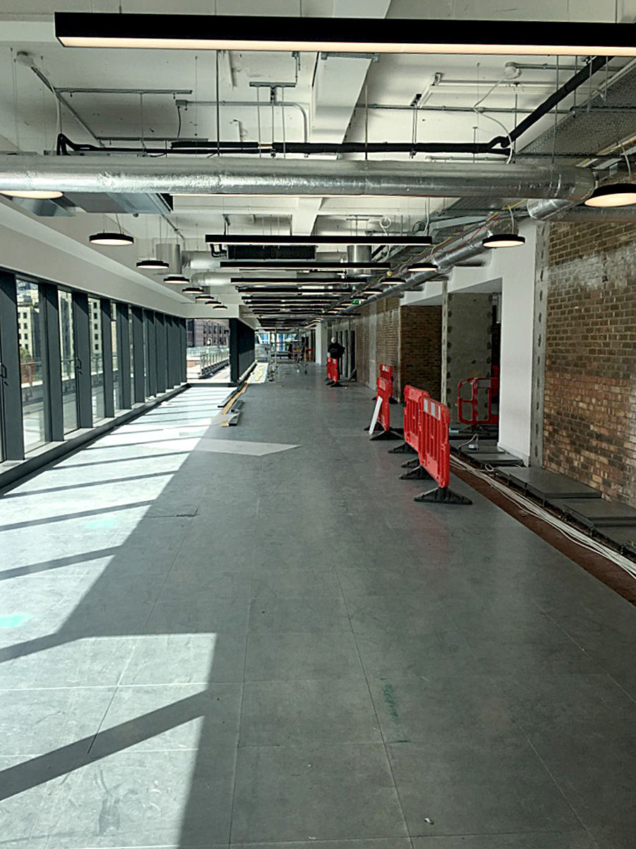 WeWork Tower Bridge before glass partitioning install