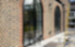 Bespoke steel glazed doors install