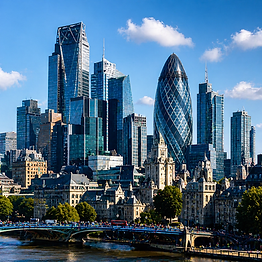 Professional commercial carpet cleaning in London offices near Canary Wharf and City of London skyline