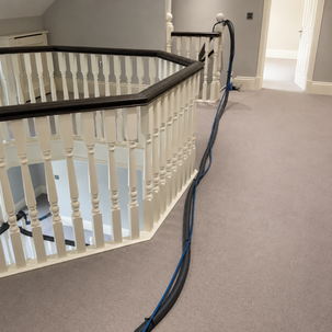 4 bedroom house carpet cleaning including lounge, bedrooms, stairs and hallway