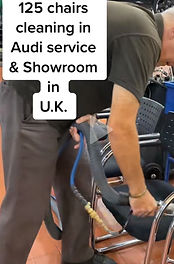 commercial upholstery cleaning in Audi car saloon 07718596299