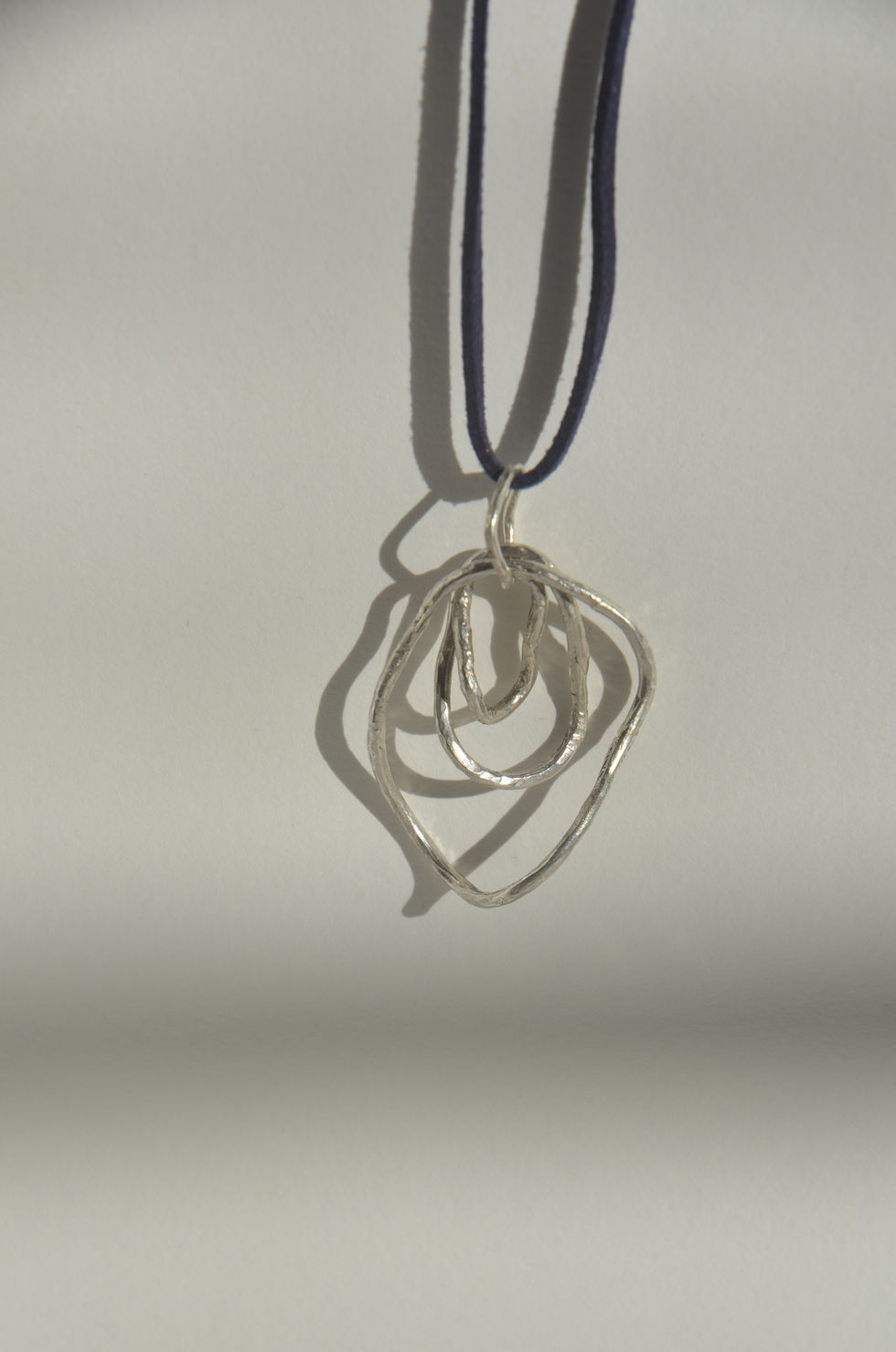 Wibble Wobble Necklace Pendant with Leather Rope (other colours available) £46
