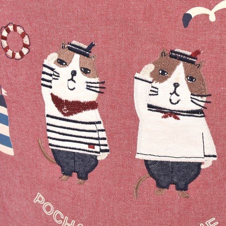 縮圖：日本直送 Kusuguru海員風貓咪袋🐱⚓️