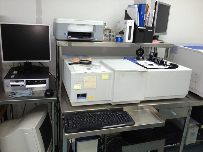 Perkin-Elmer spectrophotometer  Scan