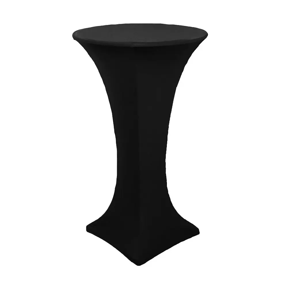 Cocktail Table with Black Latex cover