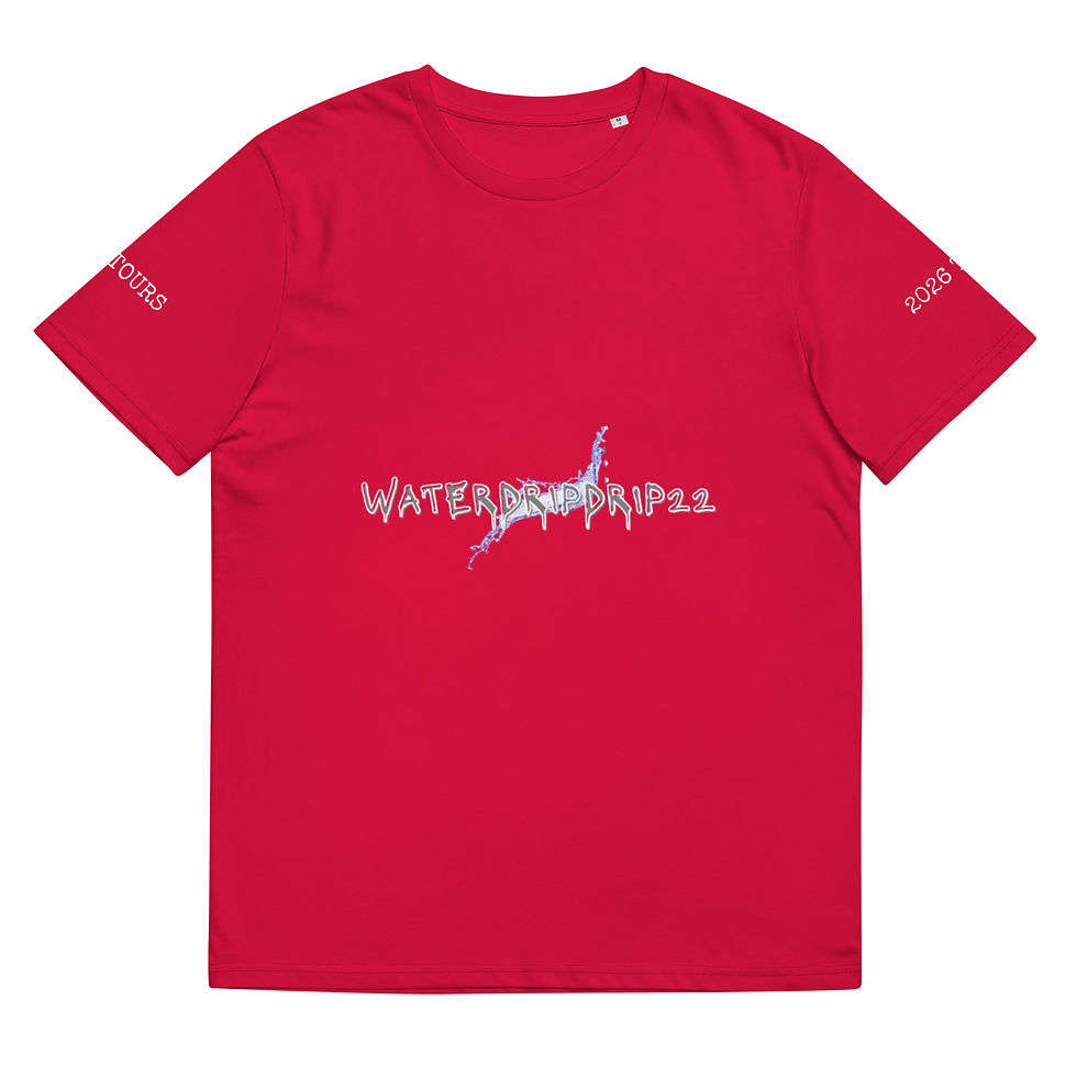 Thumbnail: 2026 TOURS - Unisex organic ribbed neck t-shirt