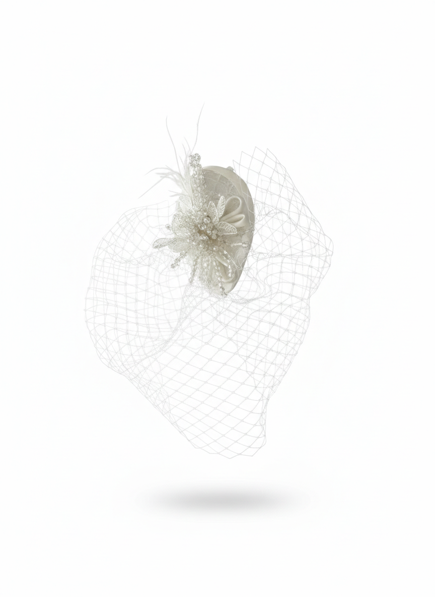 Küçük resim: Kristal Detaylı Vualet – Modern Gelin Zarafeti