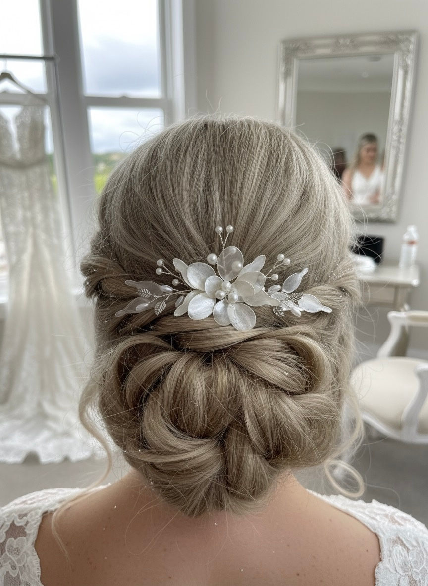 Violet Tarak Toka Gelin Saç Aksesuarı