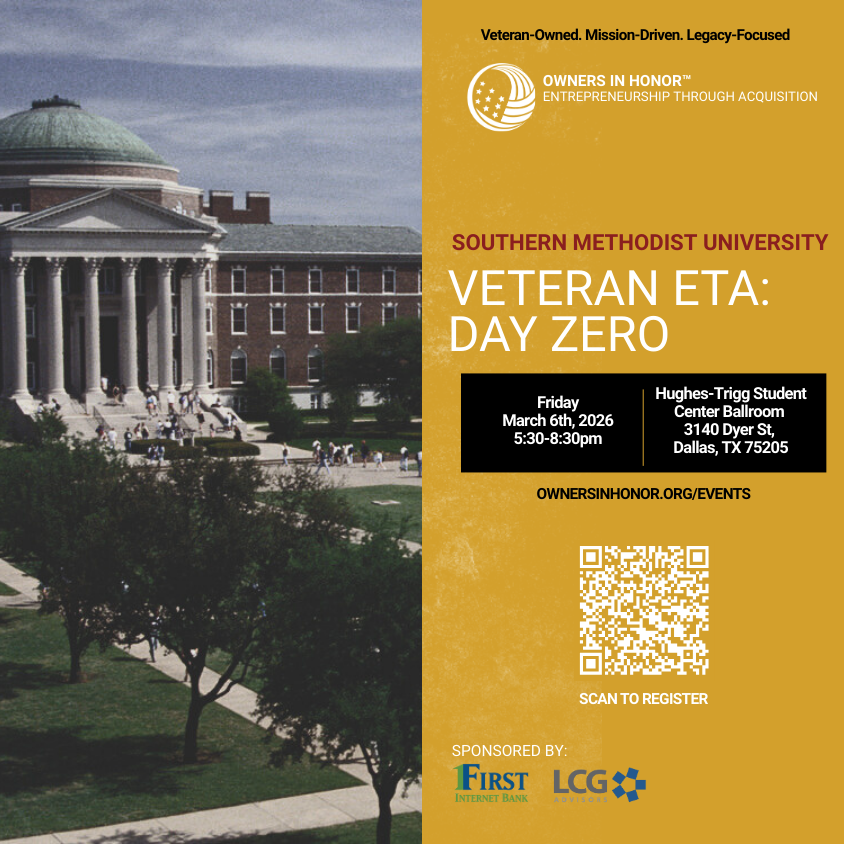 Southern Methodist University, Veteran ETA Day Zero: Dallas