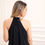 Miniatura: Vestido TAYLOR longo soltinho decote halter - Preto
