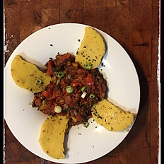 Ratatouille, polentové placičky