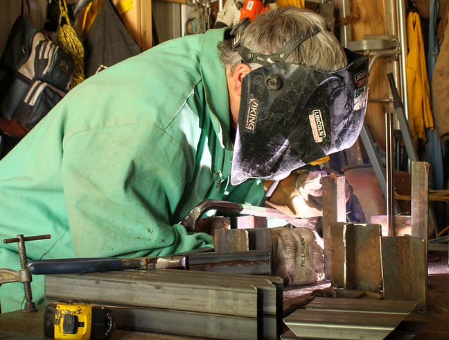 Man welding