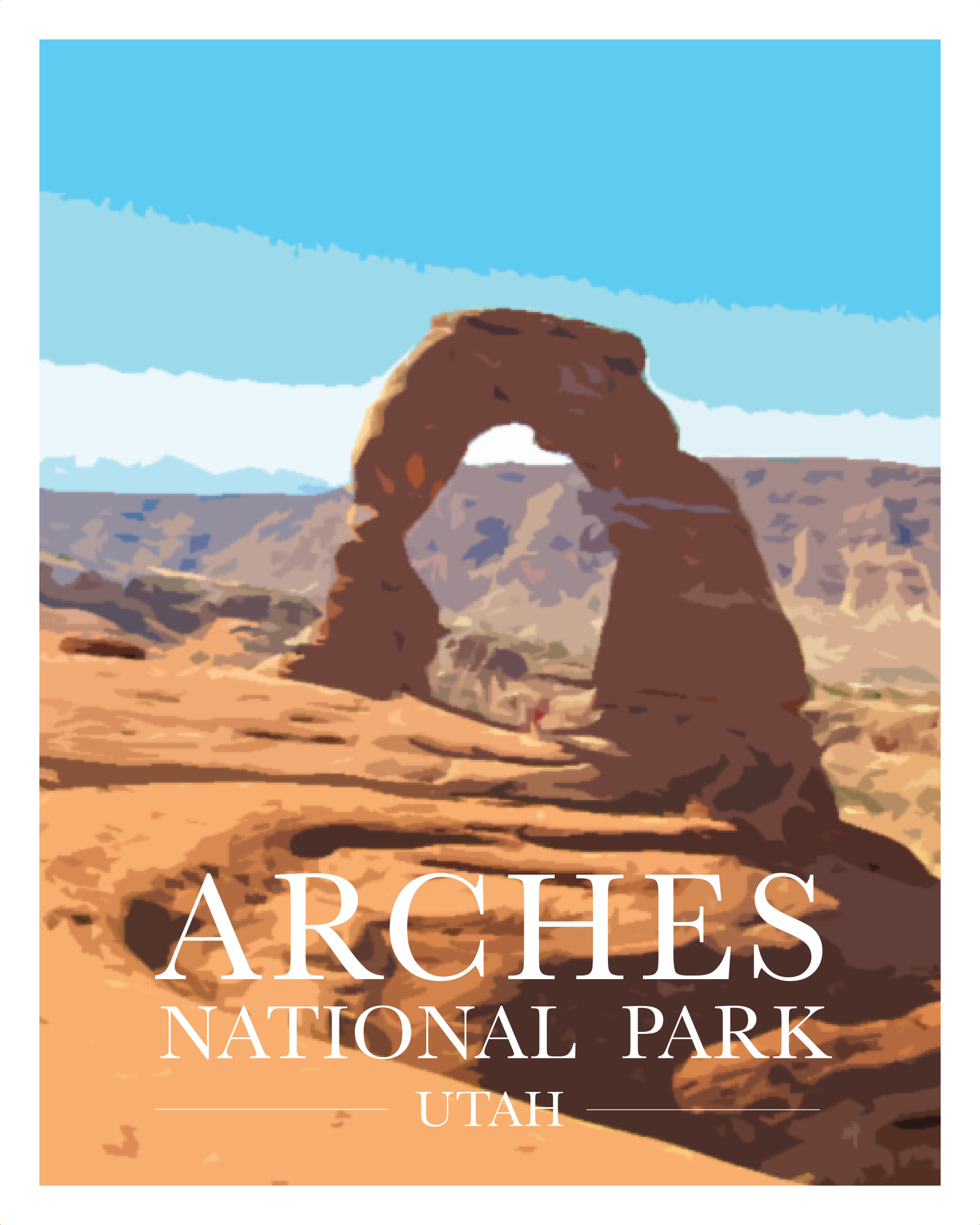Arches National Park Poster-01