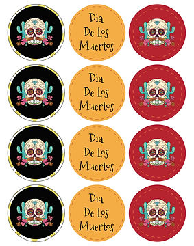 Day of the Dead Cupcake Toppers.jpg