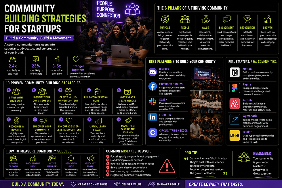 Community Building Strategies for Startups