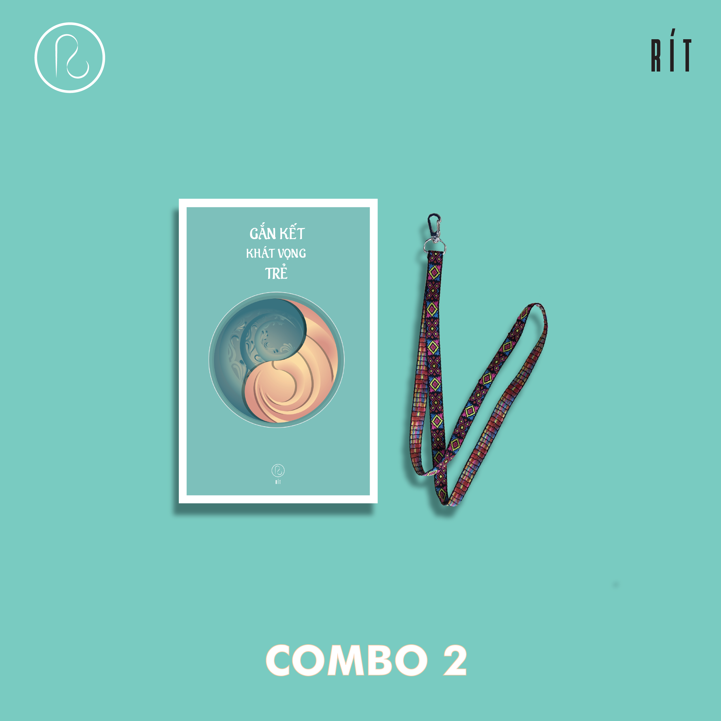 COMBO 02 : Blank Notebook A6 + Damisies Lanyard