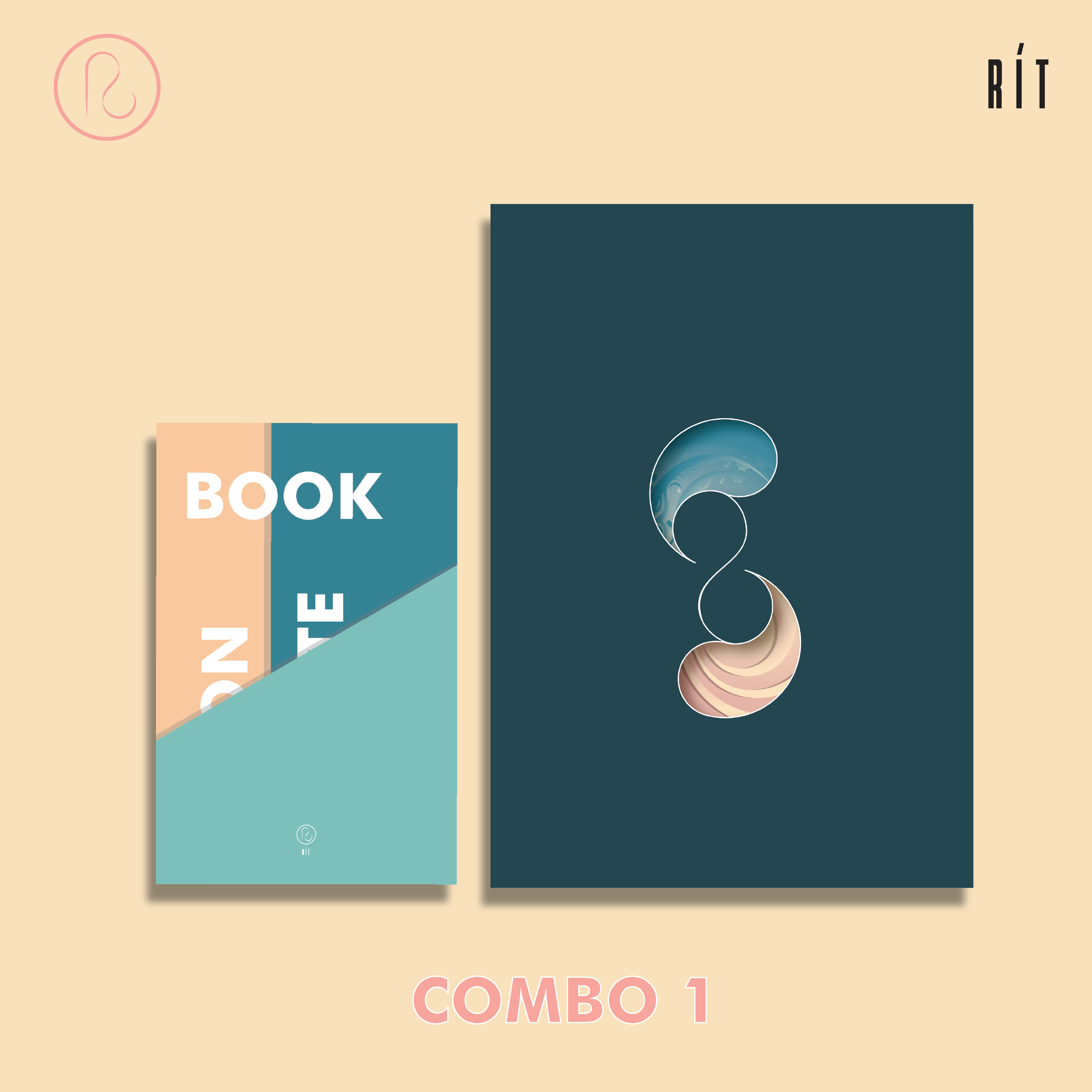 COMBO 01 : Notebook Planner + Blank Notebook A6
