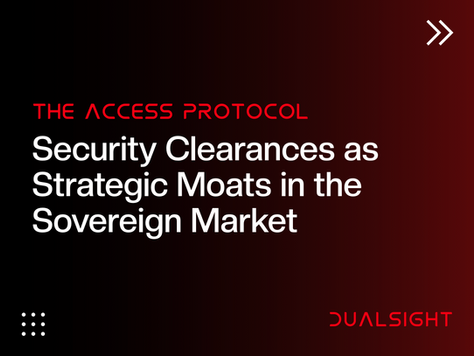 The Access Protocol: Security Clearances as Strategic Moats in the Sovereign Market