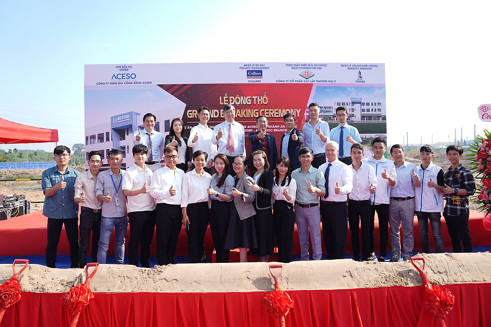 Modern Dental Group Successfully Held the Groundbreaking Ceremony for its Production Base ACESO in Vietnam