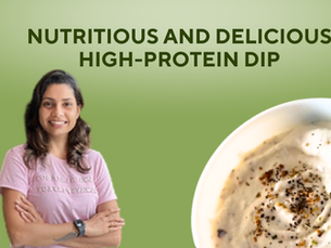 Nutritious and delicious high-protein dip: Healthy Paneer Dip!