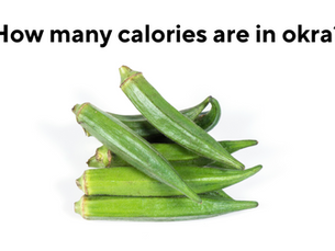 How many calories are in okra?