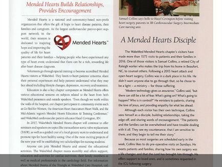 Mended Hearts — The Gift of Hope and A Mended Hearts Disciple