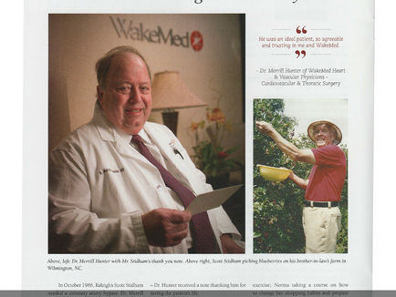 30 Years Later — Patient Still Thanking WakeMed Physician