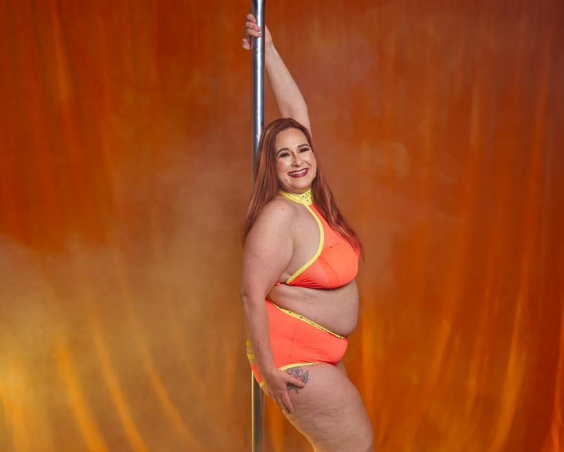 Beginner and Pole fundamentals with modifications for limitations and plus-size needs.