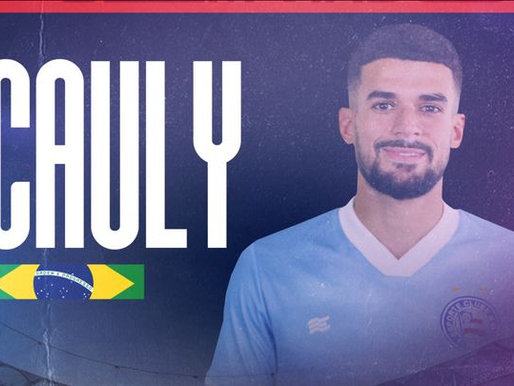Bahia anuncia contratação do meia Cauly Oliveira até 2026