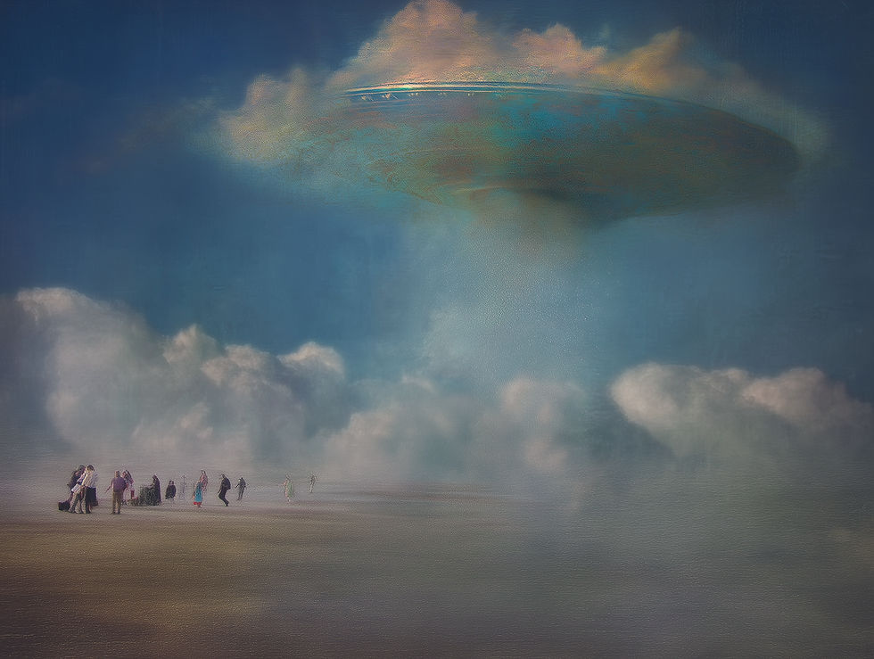 Е. Никитин, MidJourney. Из серии «Безмятежность». 2025