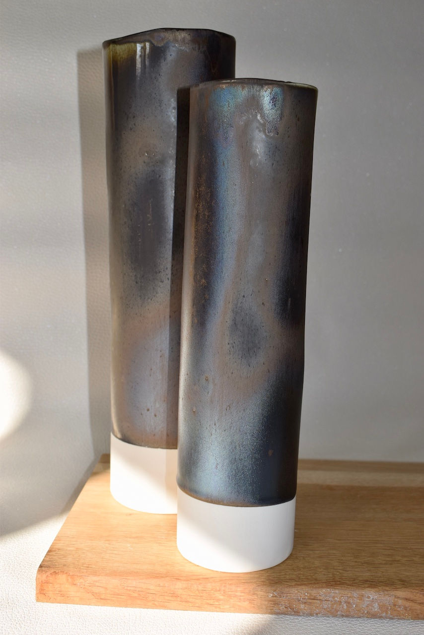 Miniature : VASE TUBE CONTRASTE