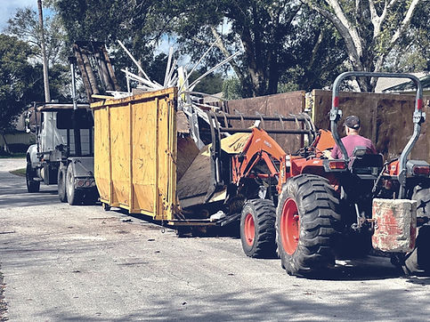FLC 40 yard dumpster