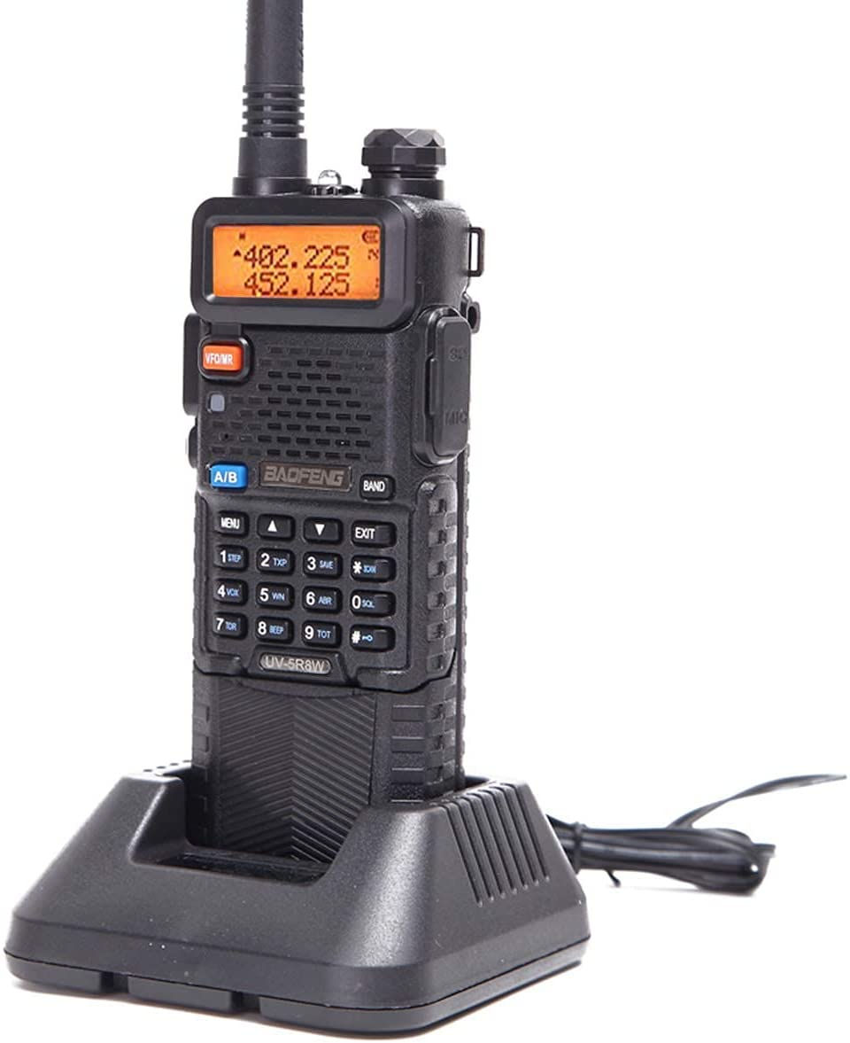 Thumbnail: BaoFeng UV-5R 8W High Power Portable Two-Way Radio 3800mAh Battery with 18.8inc