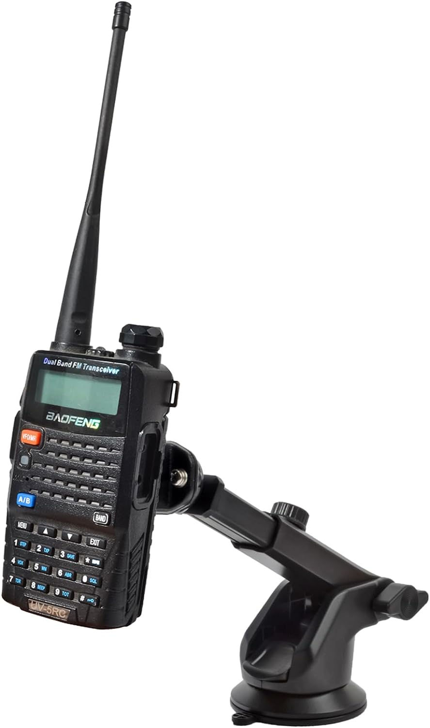 Thumbnail: HYSHIKRA Suction Cup Walkie-Talkie Holder Windshield/Dashboard, Handheld Radio 