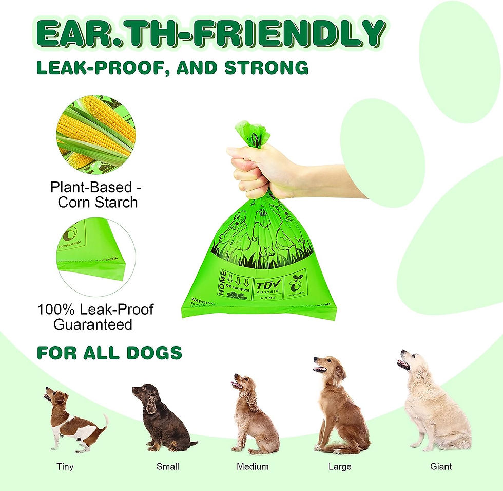 Thumbnail: MUAMUA Eco-Friendly Biodegradable Waste Bags | Leak-Proof | Convenient Dispense